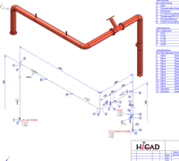 3D-CAD-Software für den Rohrleitungsbau: Isometrie und Rohrplan aller Rohrleitungen